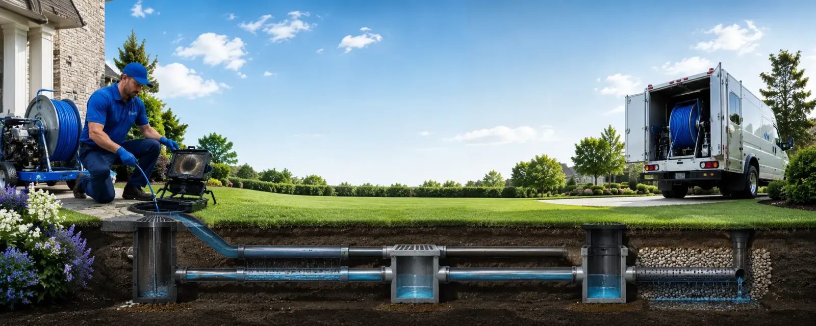 Outdoor drain cleaning information for Harrisburg, OH