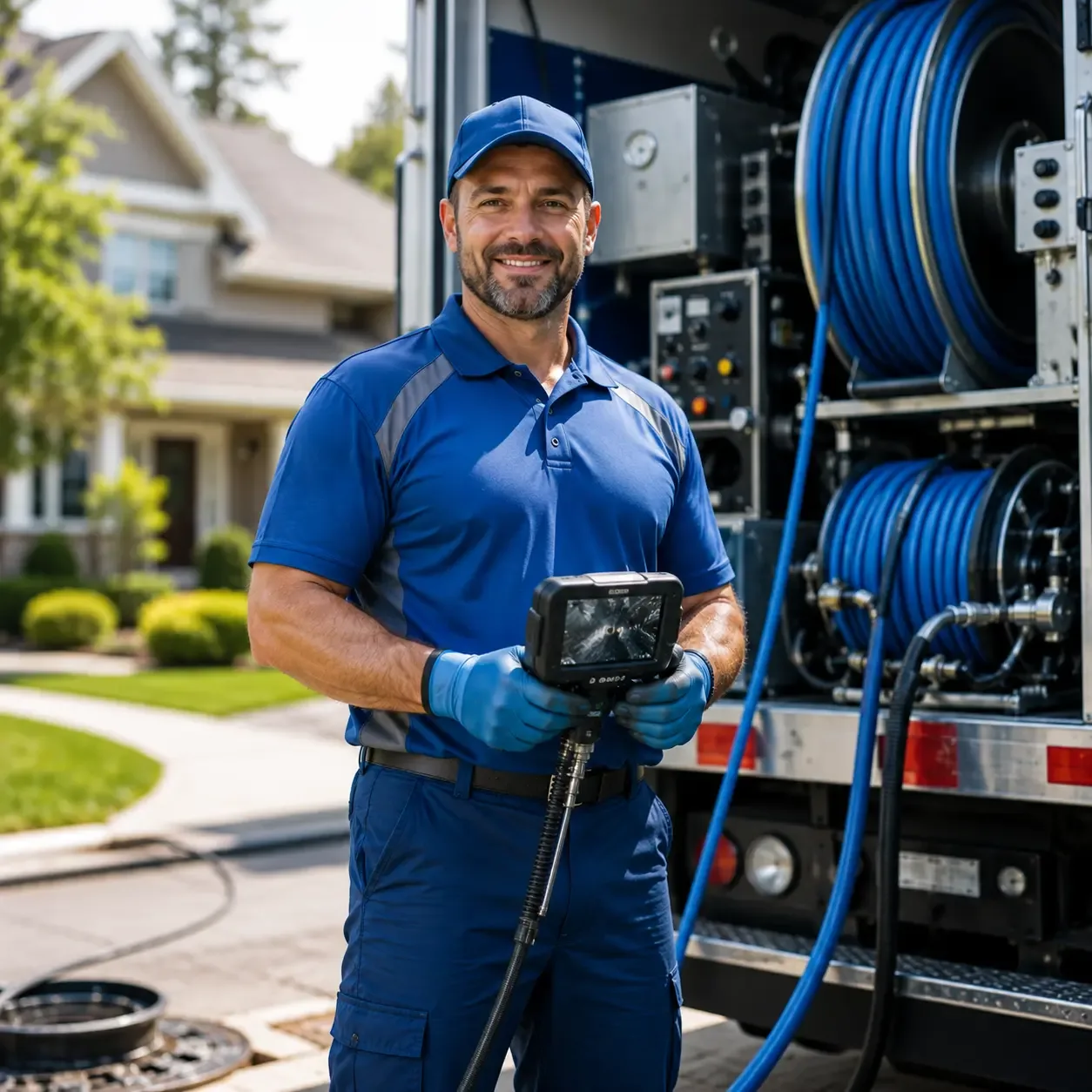 Local outdoor drain cleaning specialists in Harrisburg, OH